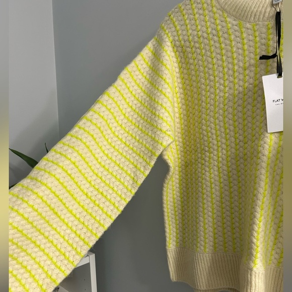 NWT Anthropologie flat white sweater - Picture 5 of 7